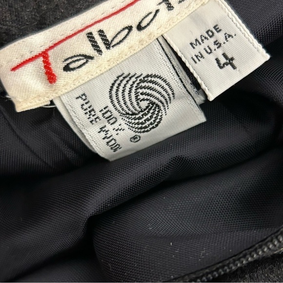 ❤️NWT Talbots wool Elegant Black Pencil Skirt 4 - Picture 7 of 14